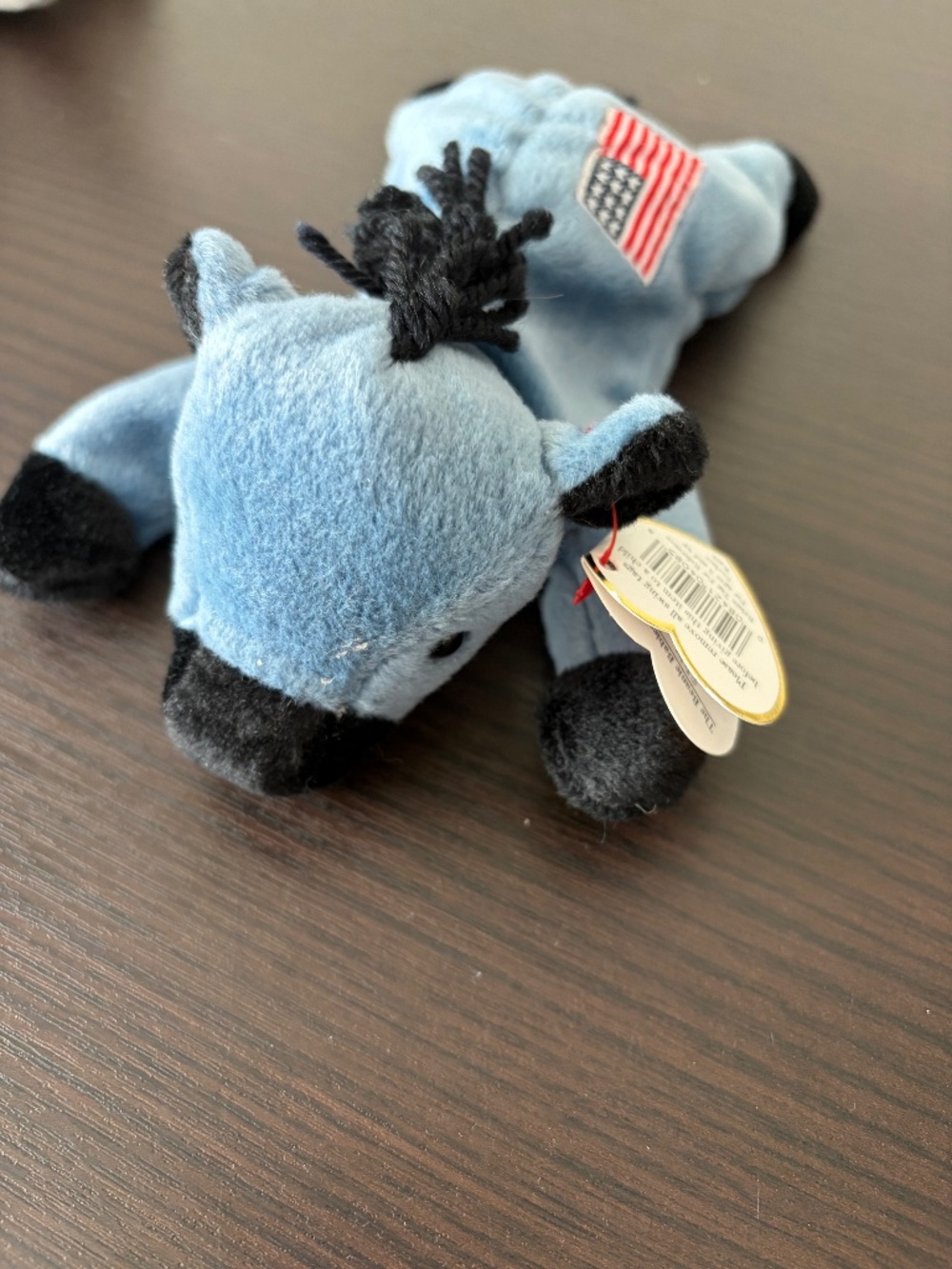 Lefty Donkey Beanie Baby